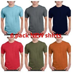 NEW 6 pack men shirt short sleeve 6 shirts great deal!